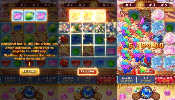 Sugar Bang Bang Slot Game Extra Bet Function