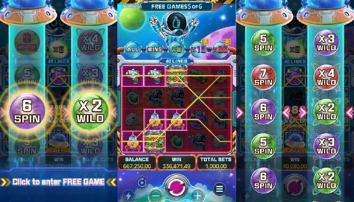 War of The Universe Slot Game FREE SPIN